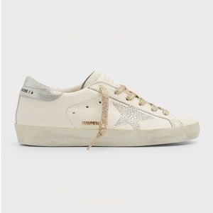 Golden goose deluxe superstar classics with Swarovski star